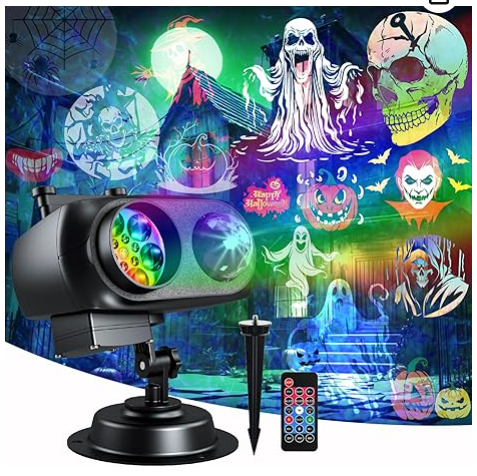 Smart Halloween projector setup